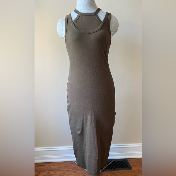 Anthropologie Ribbed Body Con Dress - Picture 9 of 9